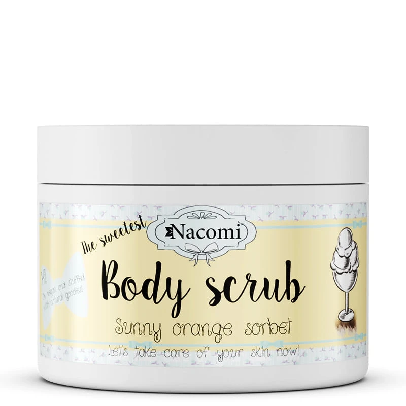 Peeling cukrowy do ciała pomarańczowy sorbet 200g