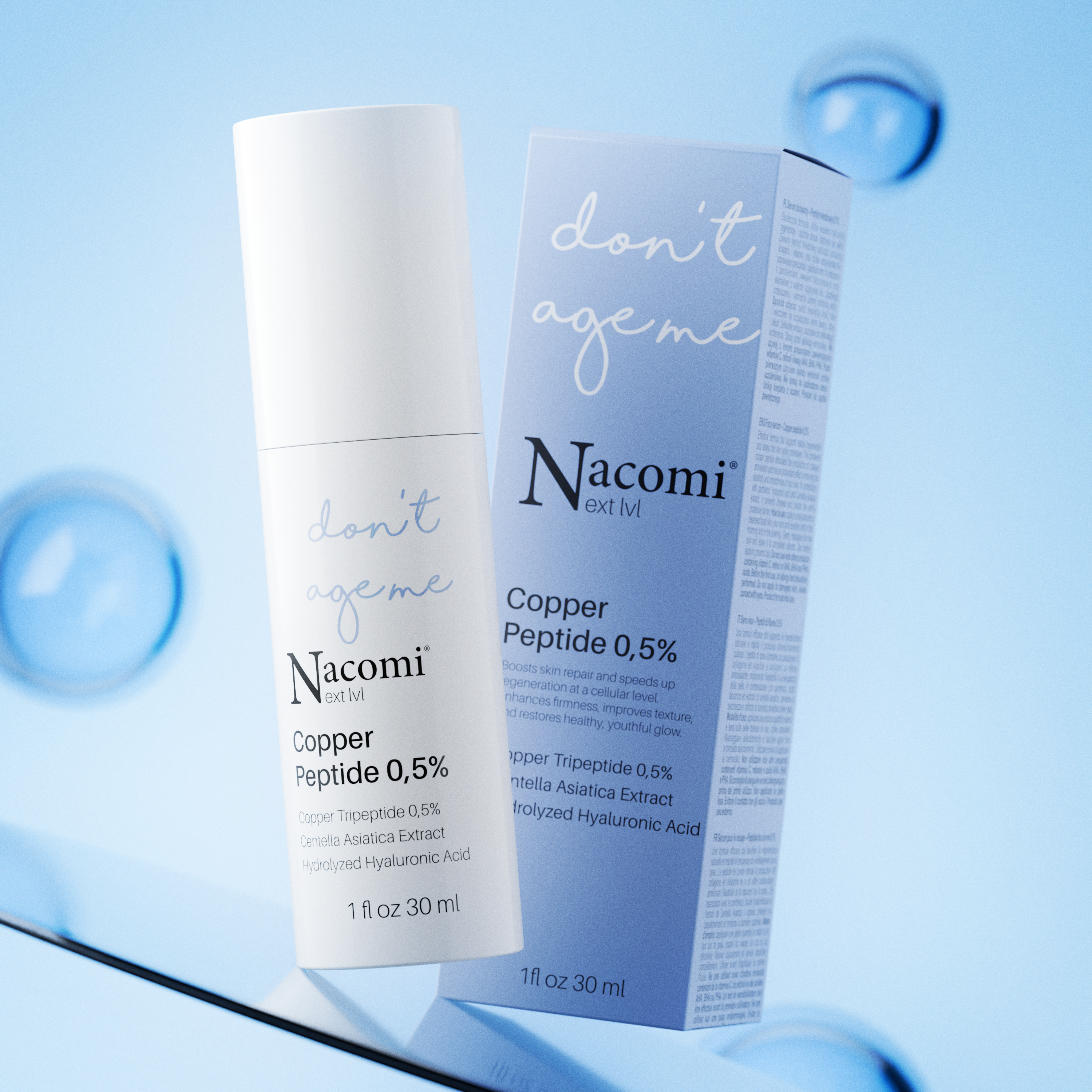 Nacomi Next Lvl - Serum do twarzy - Peptyd miedziowy 0.5% 30ml